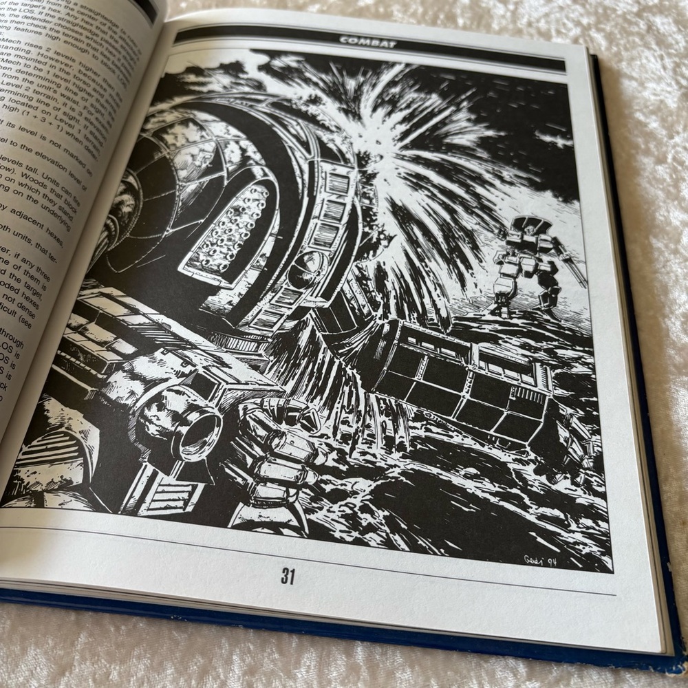 Battletech Compendium * The Rules of Warface Hardcover Book GUC 1994 #1690 FASA - Picture 5 of 5